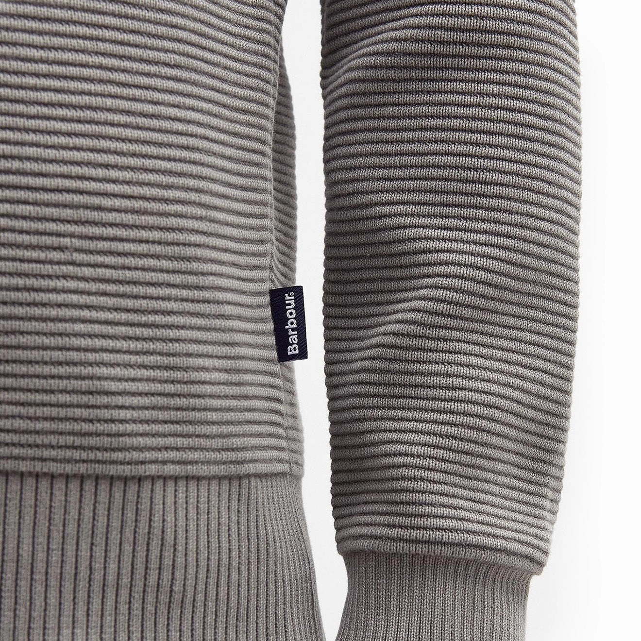 Barbour Cartington Knitted Crew Jumper Agave Green Sale Ending Soon Todays Mega Savings