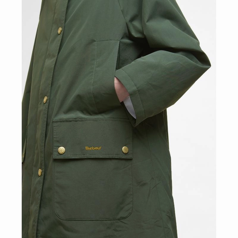 Barbour Catalina Ladies Showerproof Jacket - Olive Dont Miss Todays Deal MustHave Gift Ideas