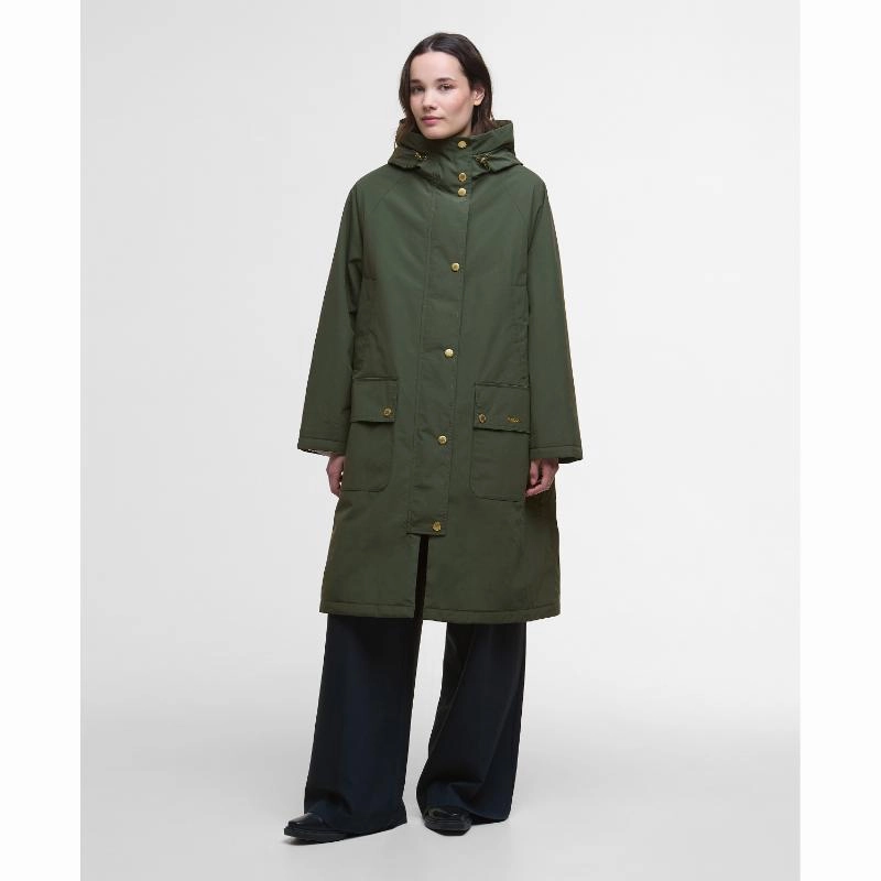 Hot Item Clearance Shop Now Save Barbour Catalina Ladies Showerproof Jacket - Olive