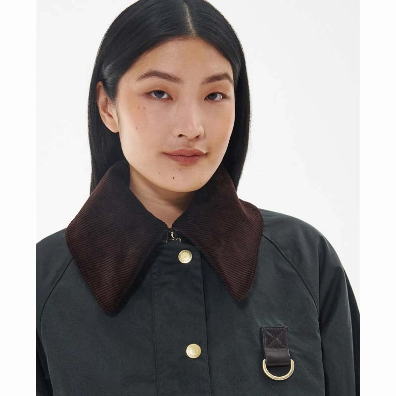 Barbour Catton Ladies Wax Jacket - Sage/Ancient Gift Ideas Galore