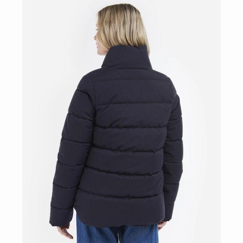 Barbour Cecilia Ladies Quilted Jacket - Midnight/Rosewood Shop the Savings Now