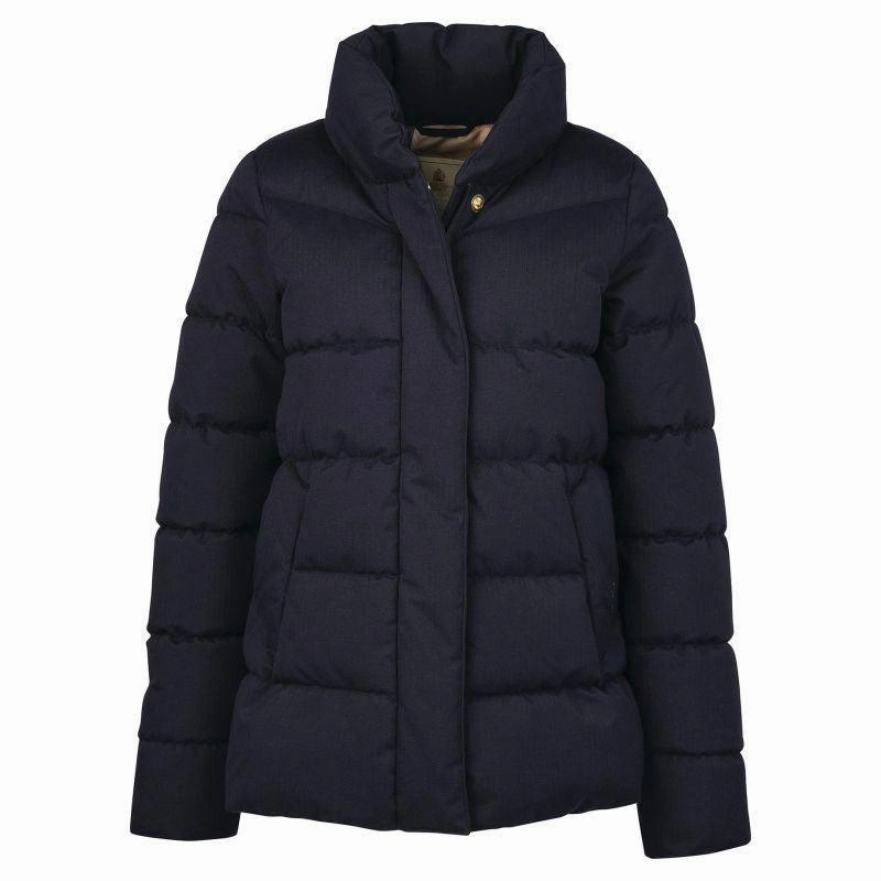 Barbour Cecilia Ladies Quilted Jacket - Midnight/Rosewood MustHave Items