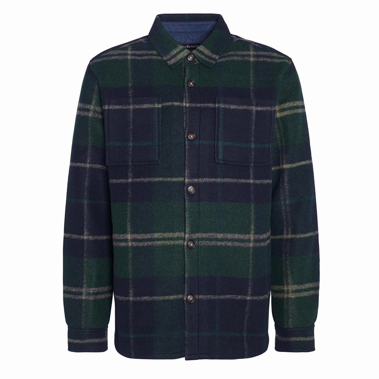Limited Time Hot Deal Big Savings Today Barbour Chapter Tailored Check Overshirt Green Loch Tartan