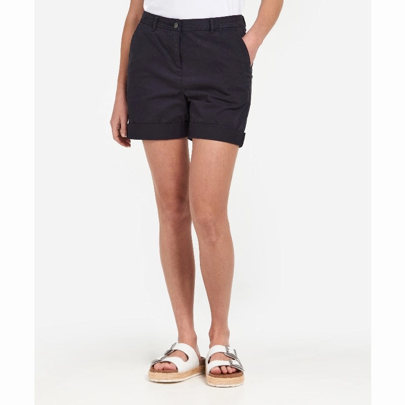 Barbour Chino Ladies Shorts - Navy Limited Time Discount Limited Stock Alert