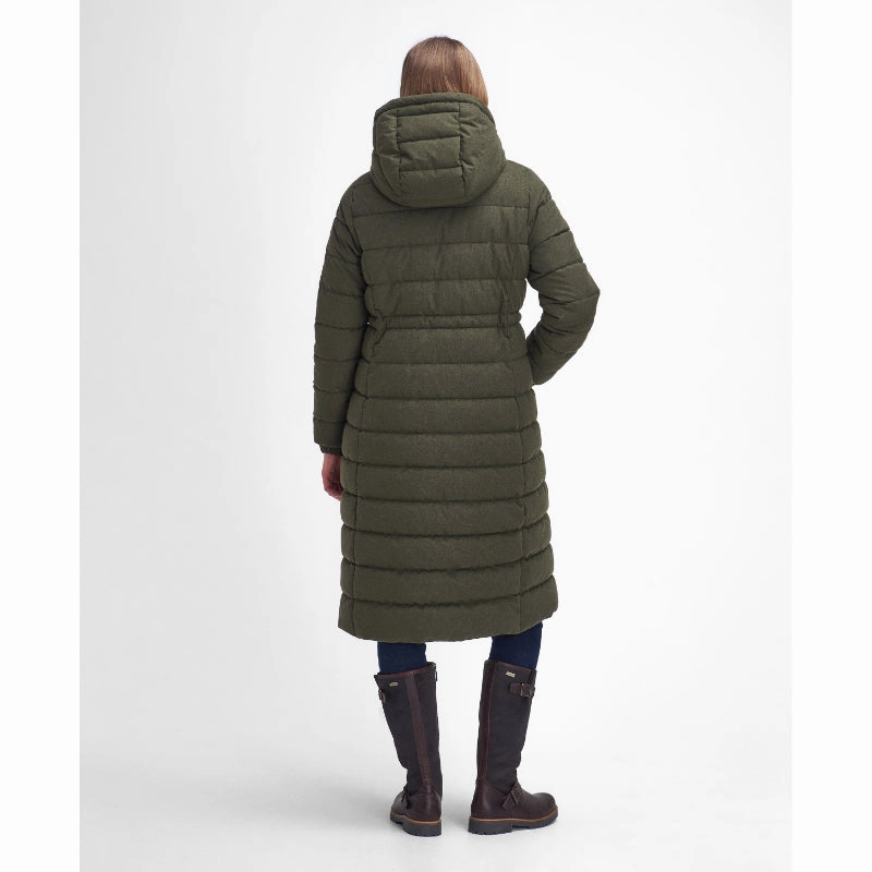 Clearance Sale Best Deal Alert Barbour Clarence Puffer Ladies Jacket - Olive
