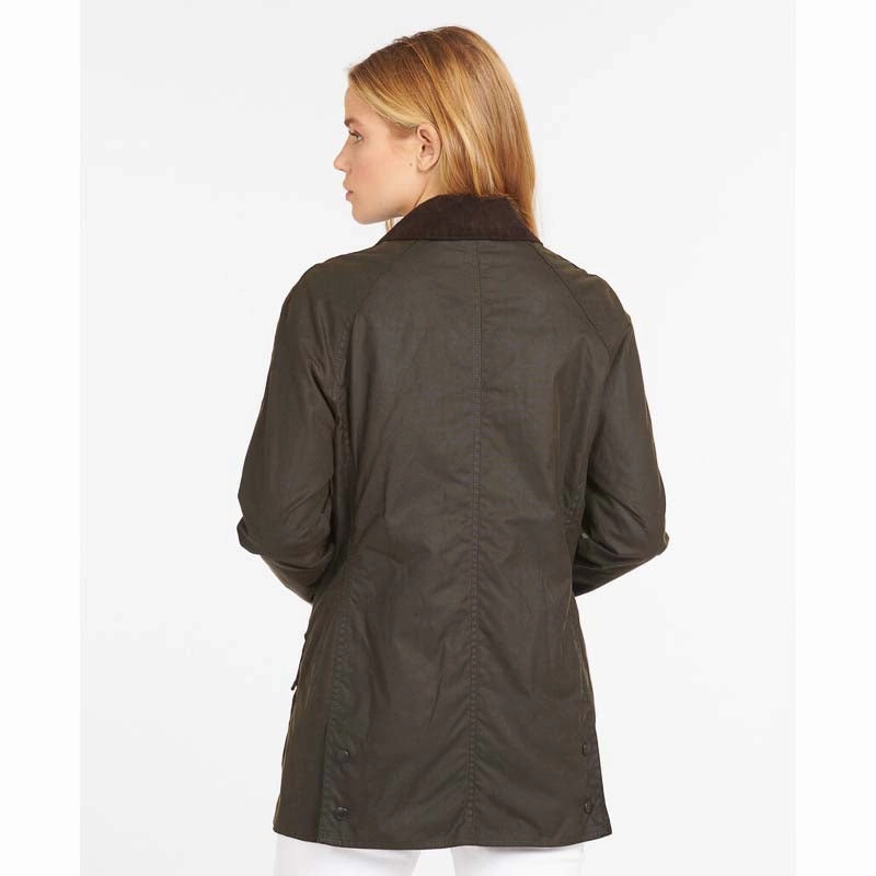 Limited Stock Offer Barbour Classic Beadnell Ladies Wax Jacket - Olive