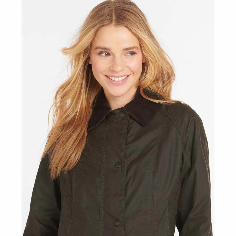 Barbour Classic Beadnell Ladies Wax Jacket - Olive Daily Hot Deal Online Exclusive Deal