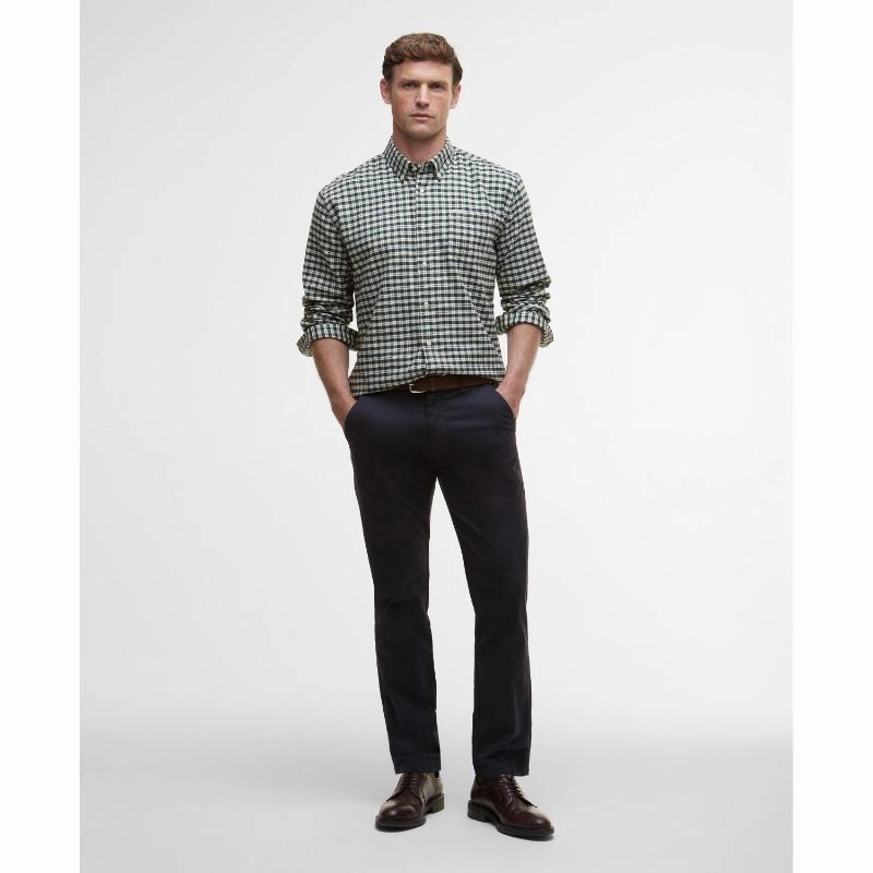 Barbour Colderham Regular Mens Checked Shirt - Forest Exclusive Online Discount Shop Grab Offer