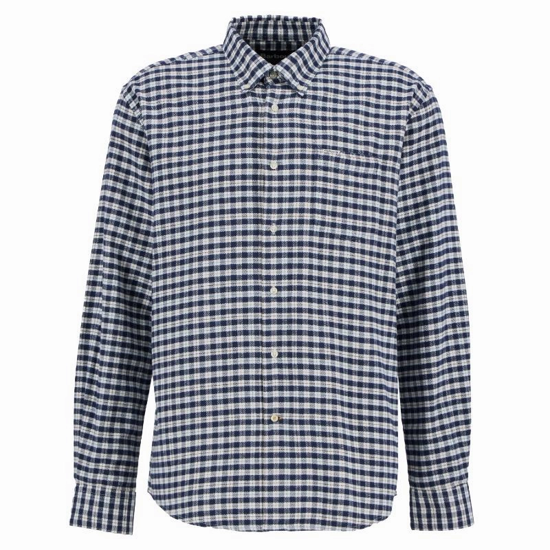 Barbour Colderham Regular Mens Checked Shirt - Navy MustHave Items