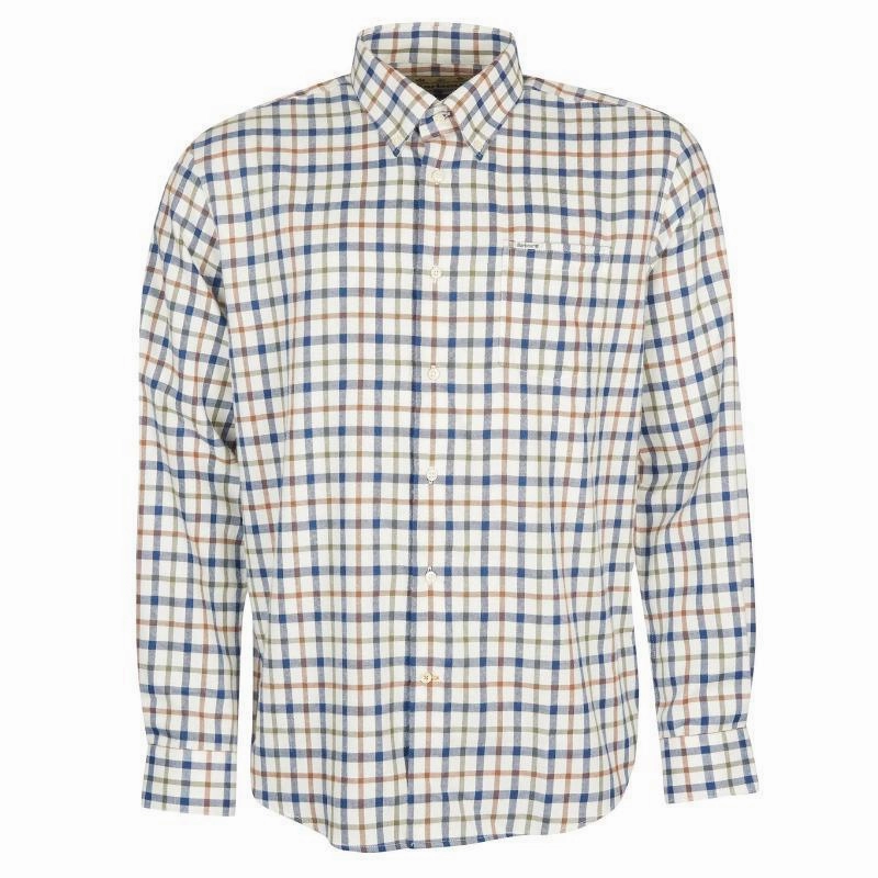 Big Hot Sale Hot Pick Online Barbour Coll Thermo Weave Mens Regular Fit Shirt - Ecru