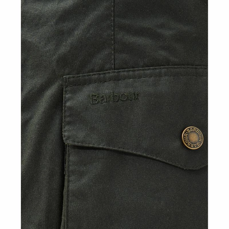 Barbour Compton Mens Wax Jacket - Fern Mega Discount Event