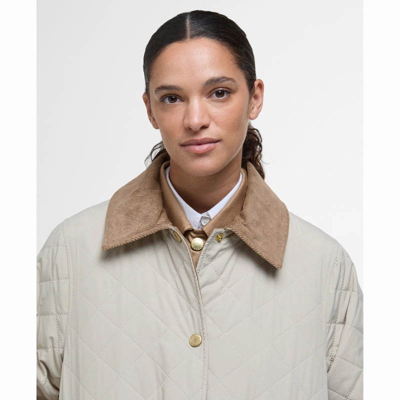 Barbour Corinne Ladies Quilted Jacket - Light Sand/Ancient Deal of the Day