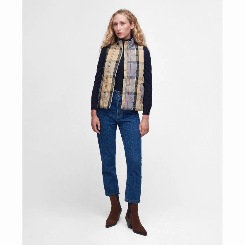 Clearance Event Barbour Corry Ladies Diamond Quilted Gilet - Dress/Dark Navy