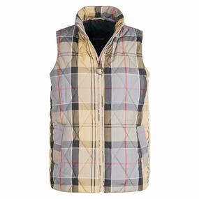 Todays Special Savings Limited Edition Offer Barbour Corry Ladies Diamond Quilted Gilet - Dress/Dark Navy