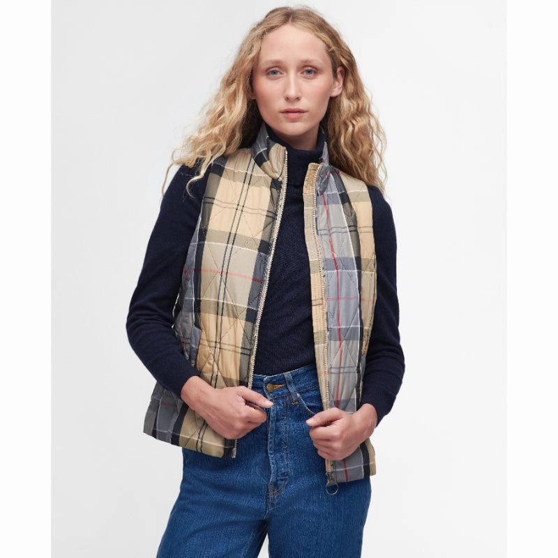 Barbour Corry Ladies Diamond Quilted Gilet - Dress/Dark Navy Flash Sale Alert Now