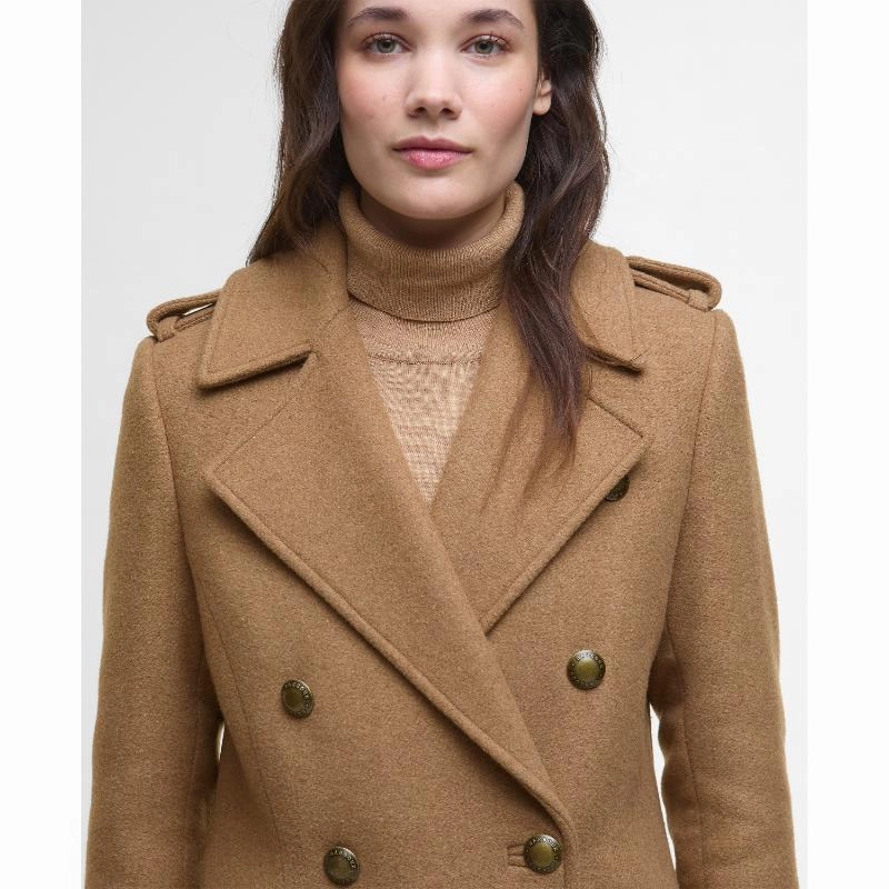 Flash Deal Alert Perfect Gift Offer Barbour Cottesmore Ladies Wool Jacket - Camel