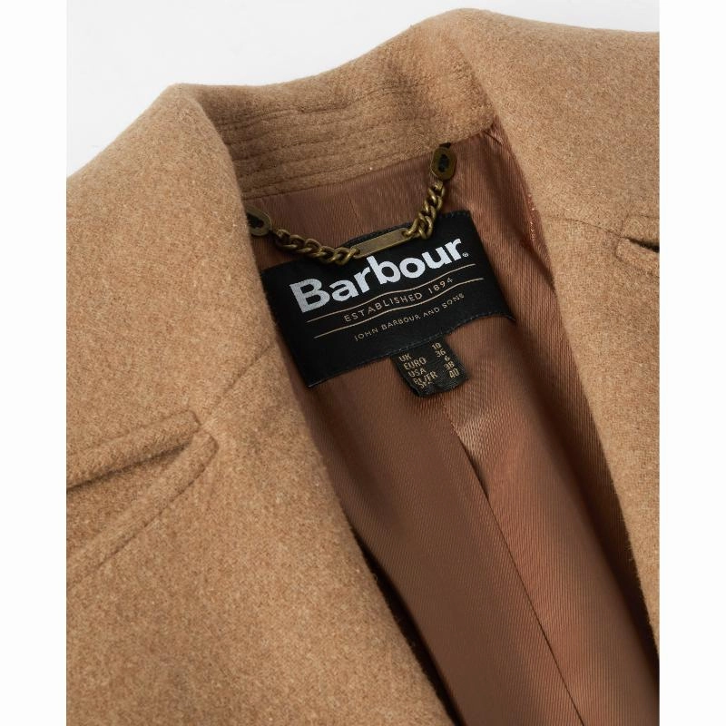 Flash Sale Alert Barbour Cottesmore Ladies Wool Jacket - Camel