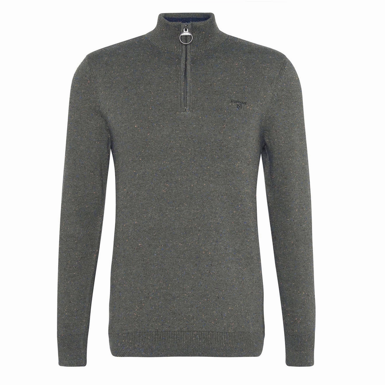 Todays Special Savings Save Big Today Barbour Cotton Tainsbury Half Zip Sweater Olive