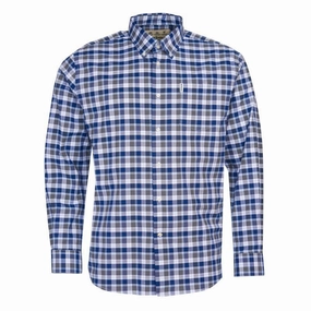 Grab It Now Hot Pick Online Barbour Country Check 15 Mens Regular Fit Shirt - Olive