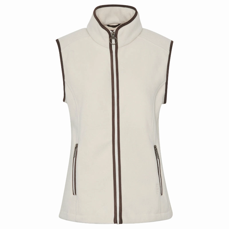 Barbour Country Colton Ladies Fleece Gilet - Pearl Shop the Best Deals