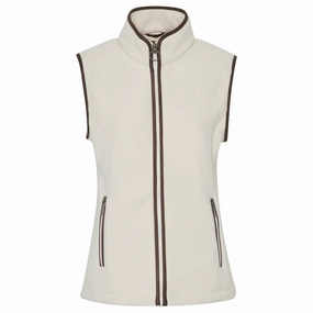 Barbour Country Colton Ladies Fleece Gilet - Pearl Shop the Best Deals