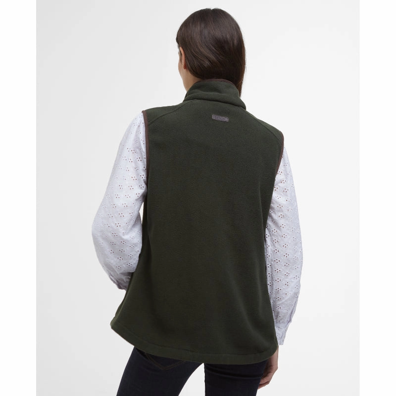 Barbour Country Colton Ladies Fleece Gilet - Sage Today Only Savings