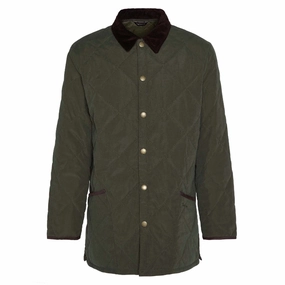 Clearance Steal Today Flash Sale Now Barbour Country Liddesdale Quilted Mens Jacket - Olive