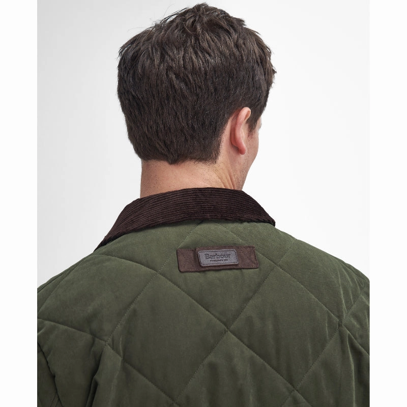 Deal Frenzy Today Barbour Country Liddesdale Quilted Mens Jacket - Olive