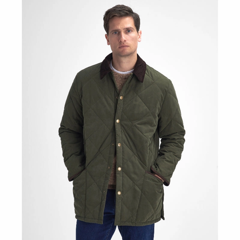 Last Chance Offer Exclusive Online Deal Barbour Country Liddesdale Quilted Mens Jacket - Olive