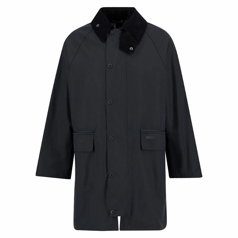 Price Drop Frenzy MustHave Items Barbour Country Mens Wax Mac Jacket - Navy
