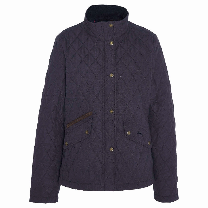 Barbour Country Winter Shoveler Quilted Ladies Jacket - Navy/Classic Price Slash Today Today Only Offer