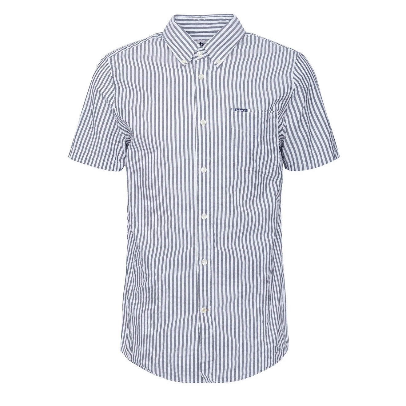 Gift Sale Event Perfect Gift Sale Barbour Cresswell Seersucker Summer Fit Shirt Navy