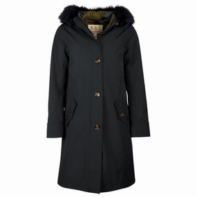 Special Surprise Sale Barbour Culloden Ladies Waterproof Jacket - Dark Navy/Hawthorn Tartan