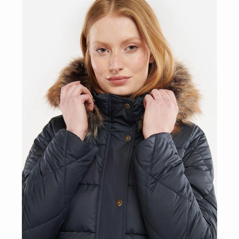 Barbour Daffodil Ladies Quilted Jacket - Dark Navy Todays Hot Pick Price Drop Frenzy