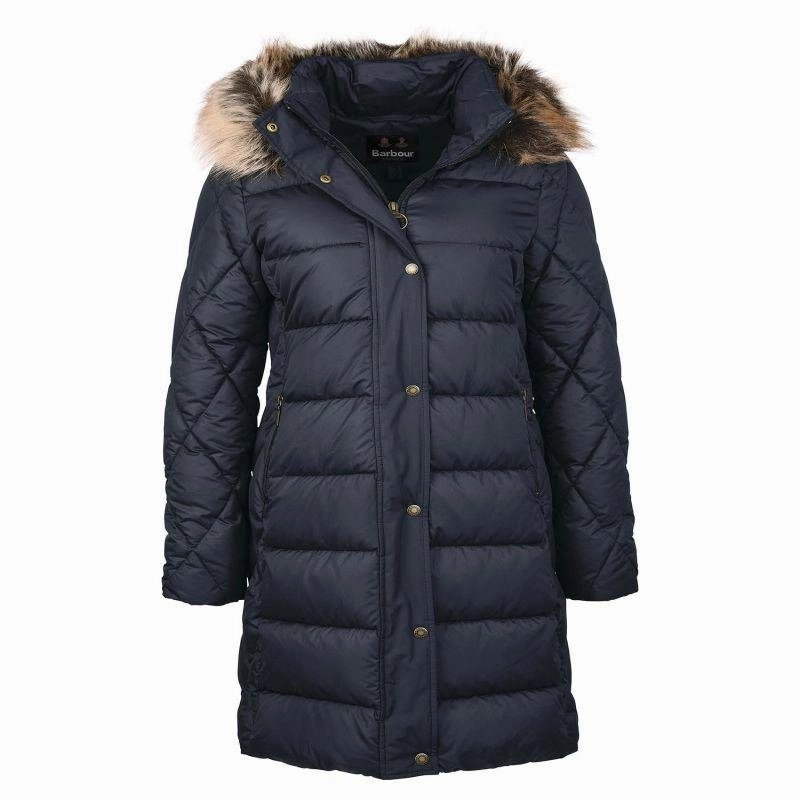 Barbour Daffodil Ladies Quilted Jacket - Dark Navy Limited Stock Hot Deal Save More Now