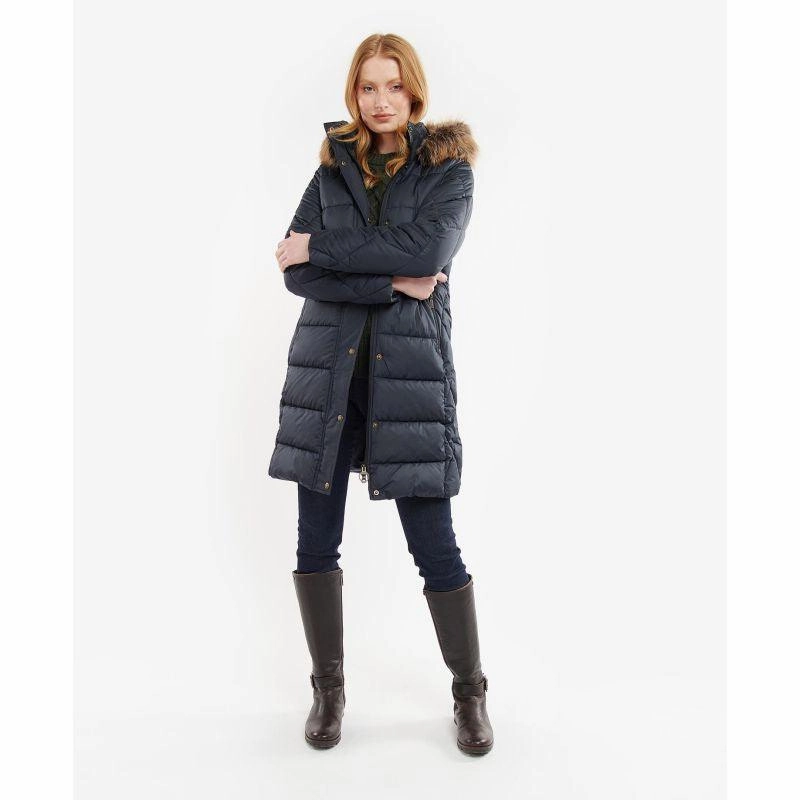 Barbour Daffodil Ladies Quilted Jacket - Dark Navy Todays Hot Pick Save Today Only