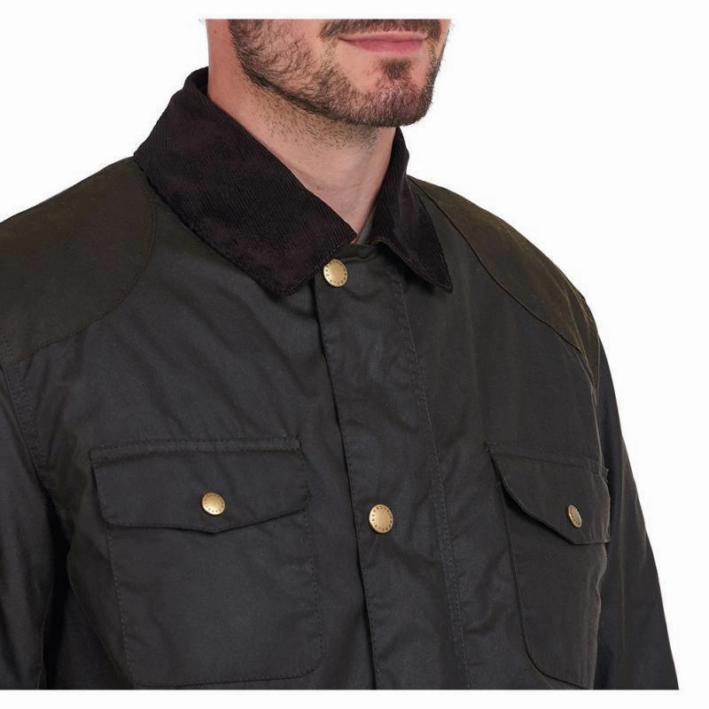 Mega Online Discount Barbour Dalegarth Mens Wax Jacket - Olive