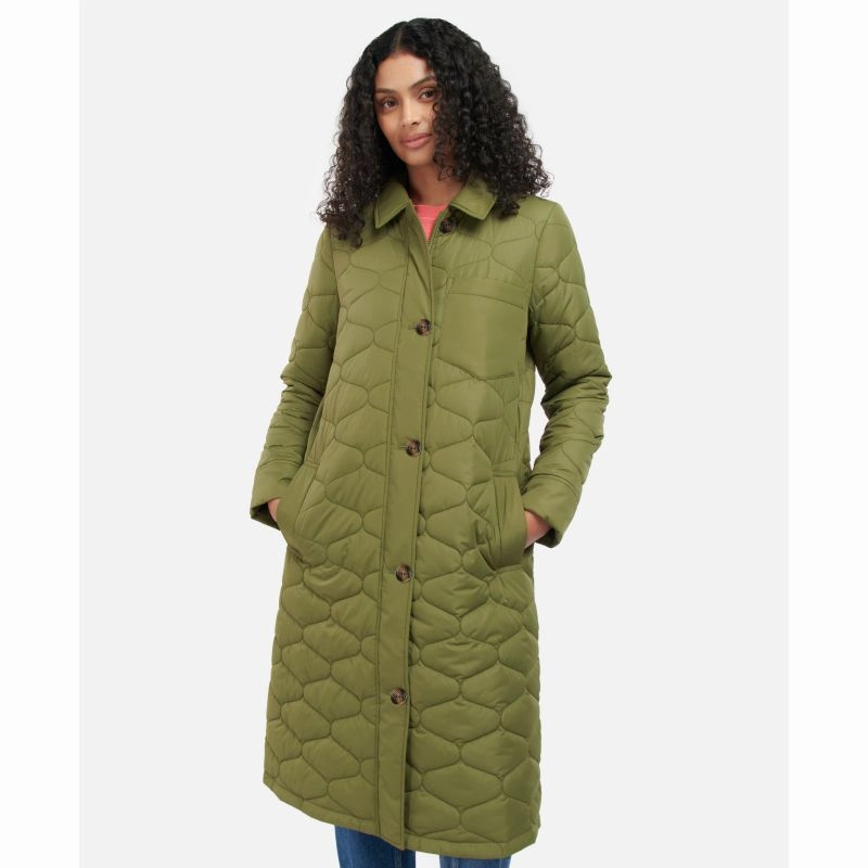Barbour Daria Ladies Quilt Jacket - Olive Tree Hot Clearance Now Big Hot Sale
