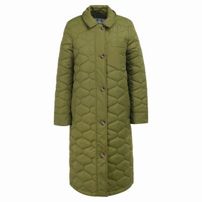 Gift Ideas Galore Price Slash Today Barbour Daria Ladies Quilt Jacket - Olive Tree