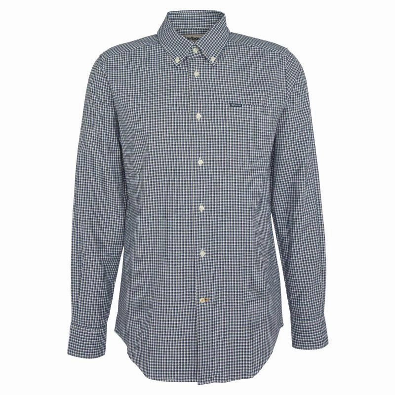Save More Now Special Savings Today Barbour Darnick Tailored Mens Shirt - Navy
