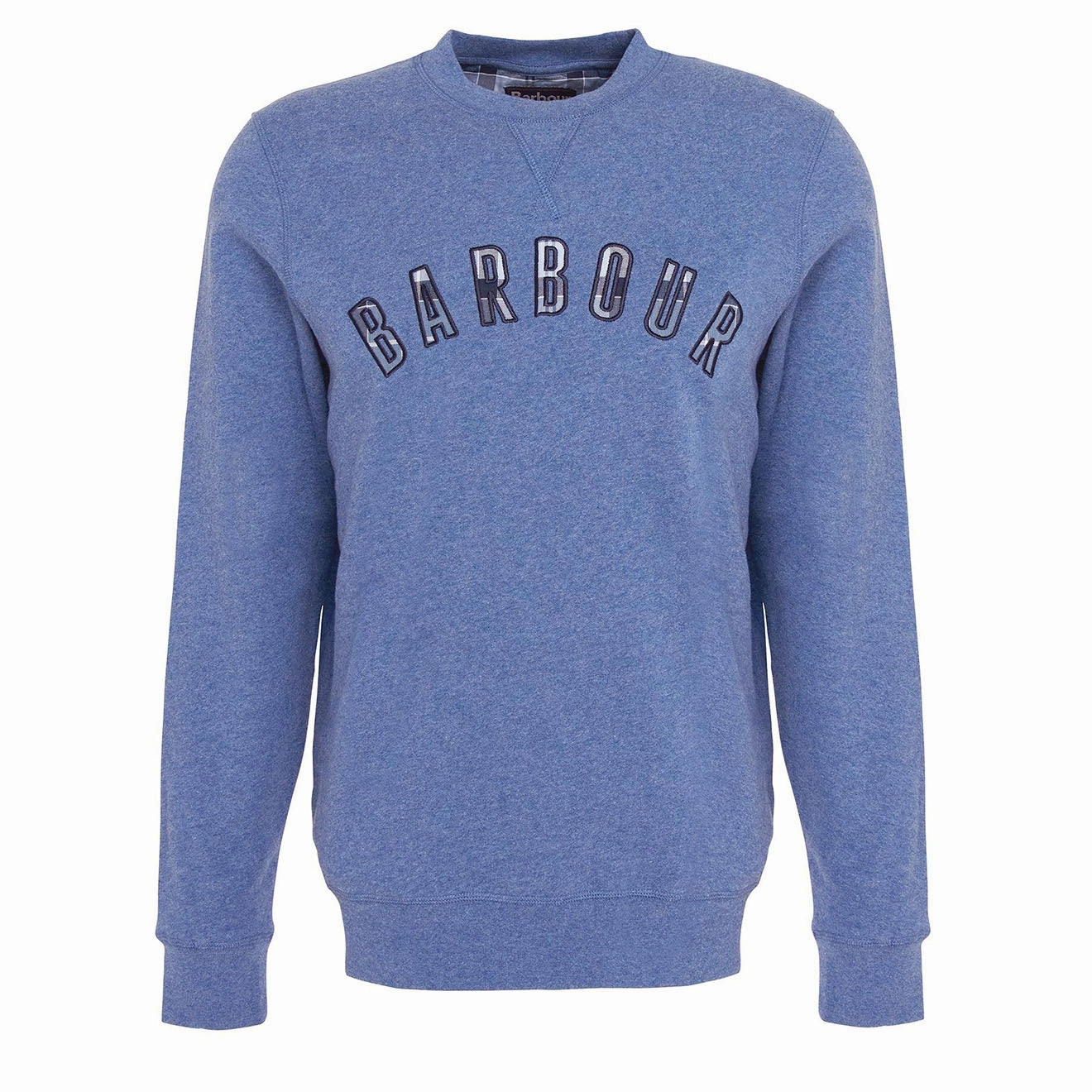 Barbour Debson Crew Neck Sweatshirt Chambray Special Offer Inside