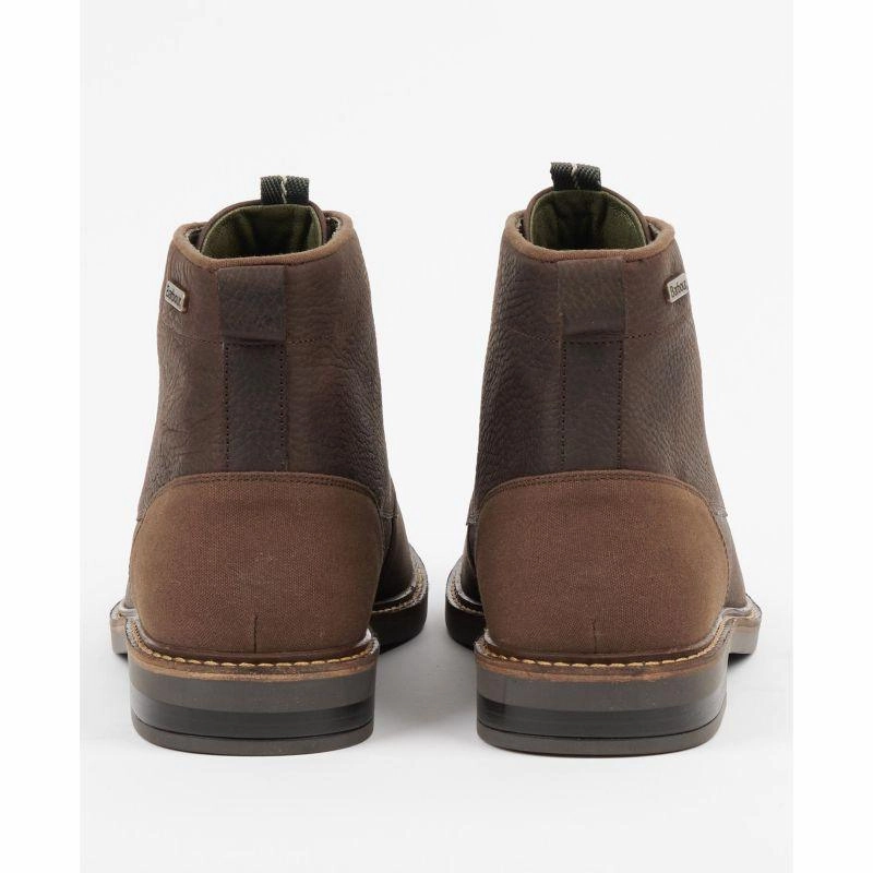 Limited Stock Alert Barbour Deckham Mens Derby Boots - Mocha