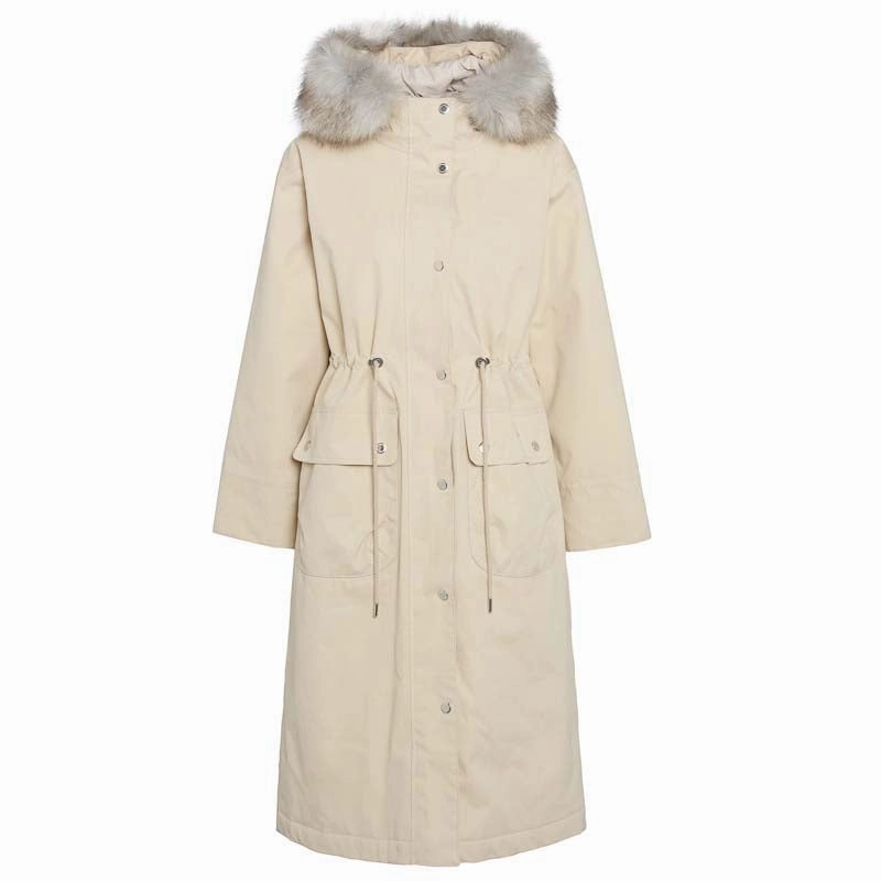 Weekend Specials Barbour Deer Waterproof Ladies Jacket - Mist/Gardenia Dress