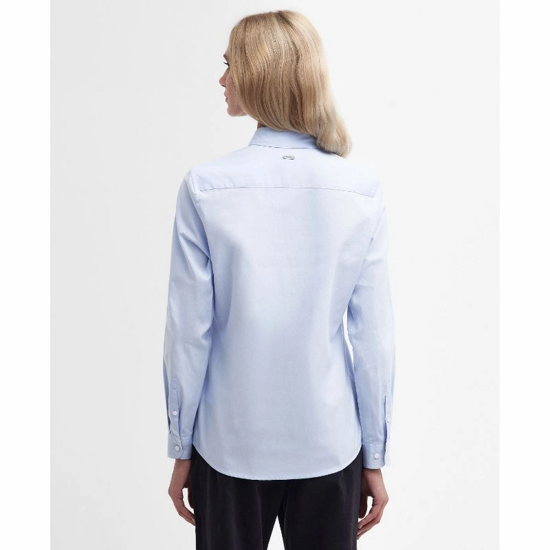 Barbour Derwent Ladies Shirt - Pale Blue/Primrose Hessian Trendy Picks Today Mega Discount Today