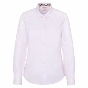 Todays Special Picks Sweet Deal Today Barbour Derwent Ladies Shirt - Pink/Hessian Tartan