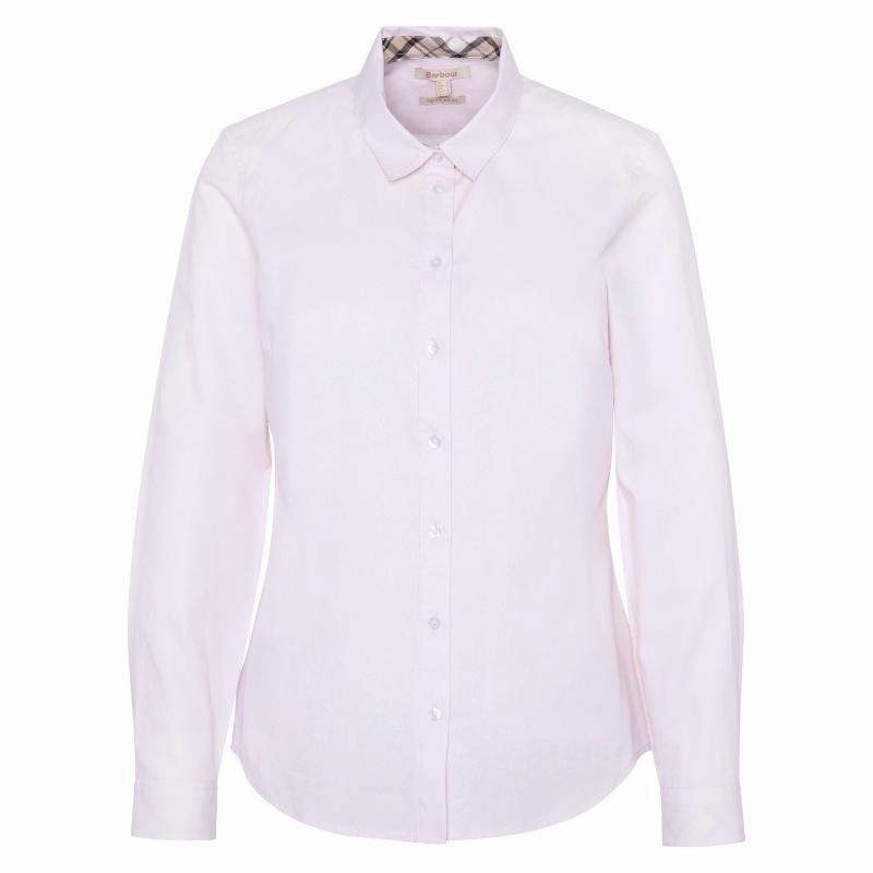 Todays Special Picks Sweet Deal Today Barbour Derwent Ladies Shirt - Pink/Hessian Tartan
