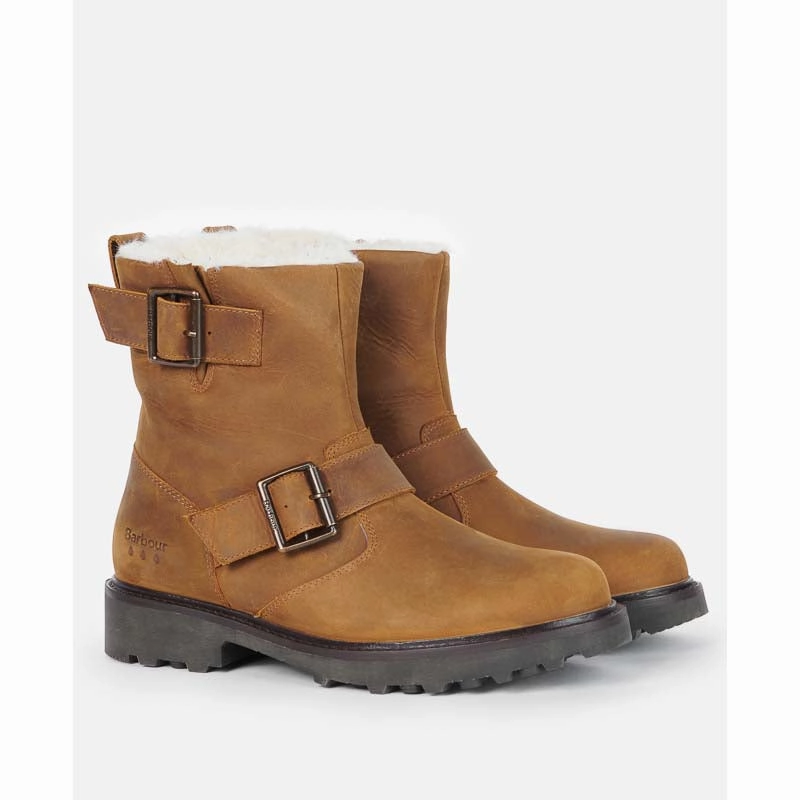 Barbour Derwent Waterproof Ladies Boots - Honey Hot Savings Alert