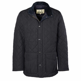 Hot Item Clearance Barbour Devon Mens Quilted Jacket - Navy