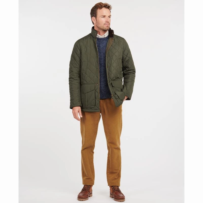 Barbour Devon Mens Quilted Jacket - Sage MustHave Deal Today Only Hot Pick