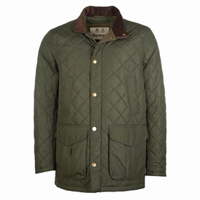 Barbour Devon Mens Quilted Jacket - Sage Hot Pick Online Steal Todays Offer